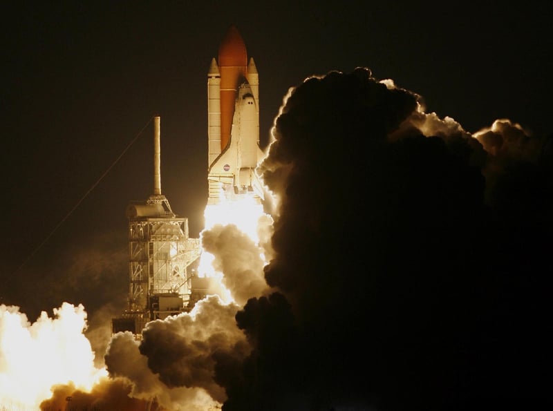 Space Shuttle Discovery Lift Off